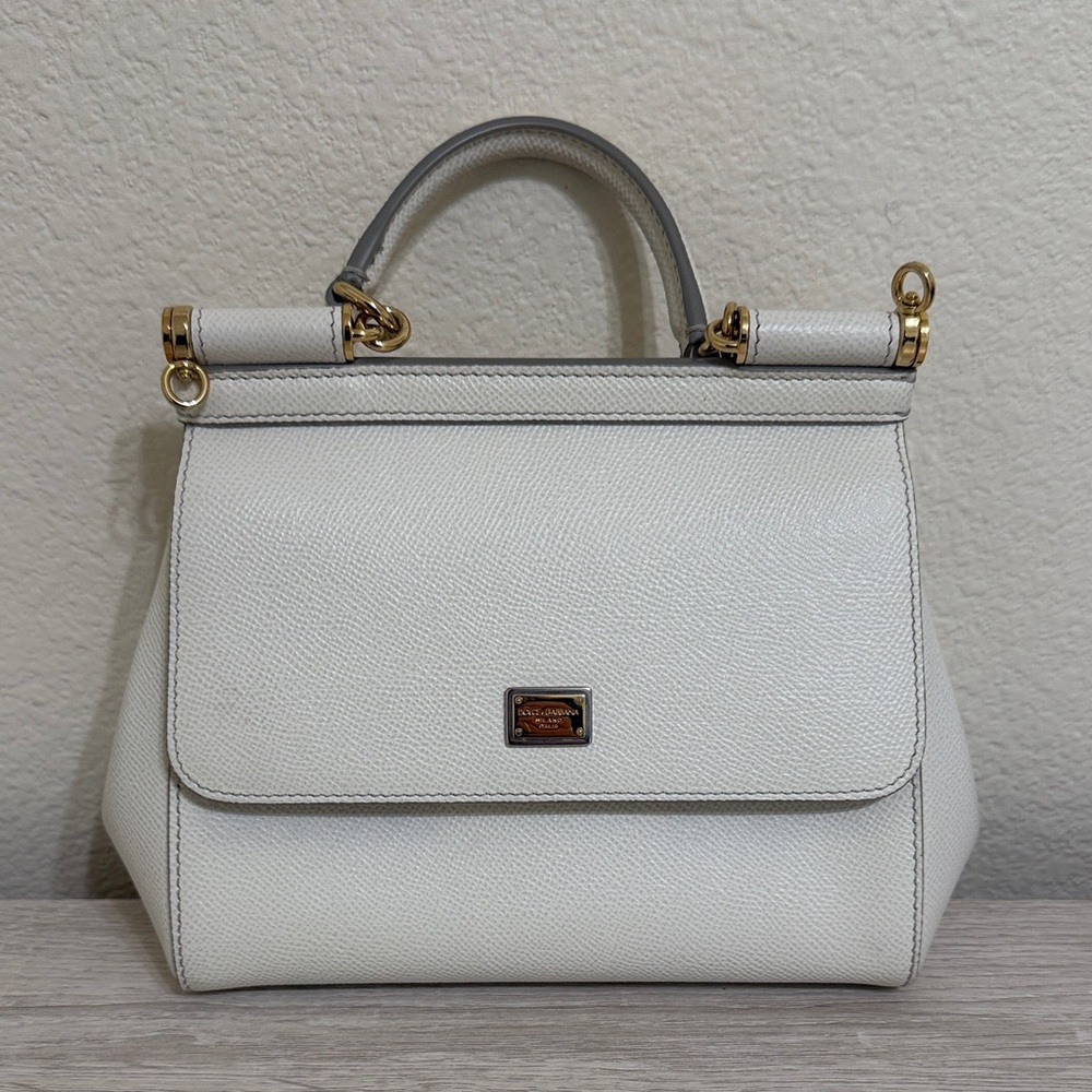 Dolce & Gabbana SMALL DAUPHINE
LEATHER SICILY BAG